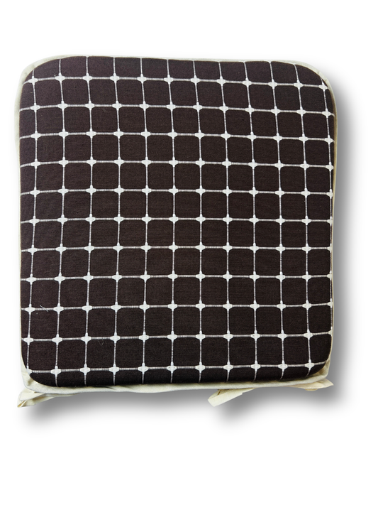 Espresso Lattice Seat Cushion - Premium Home Decor by Moraari