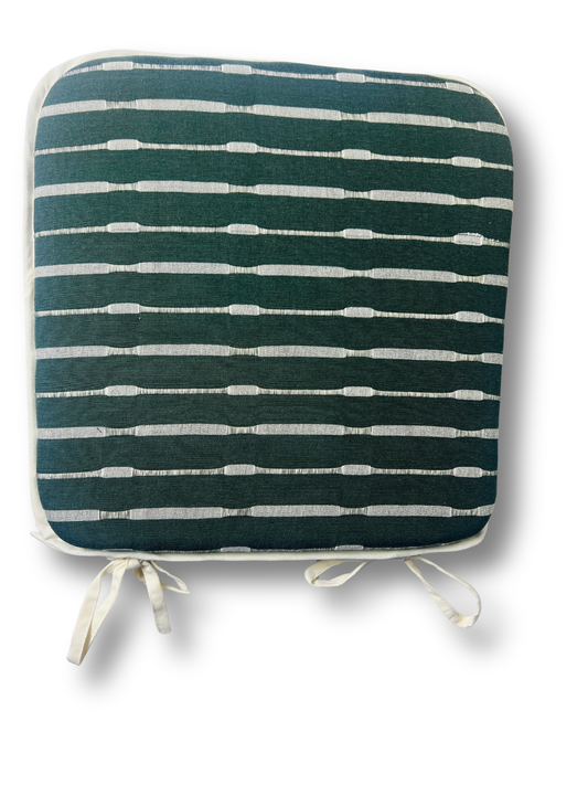Veridian Stria Chair Pad - Premium Home Decor by Moraari