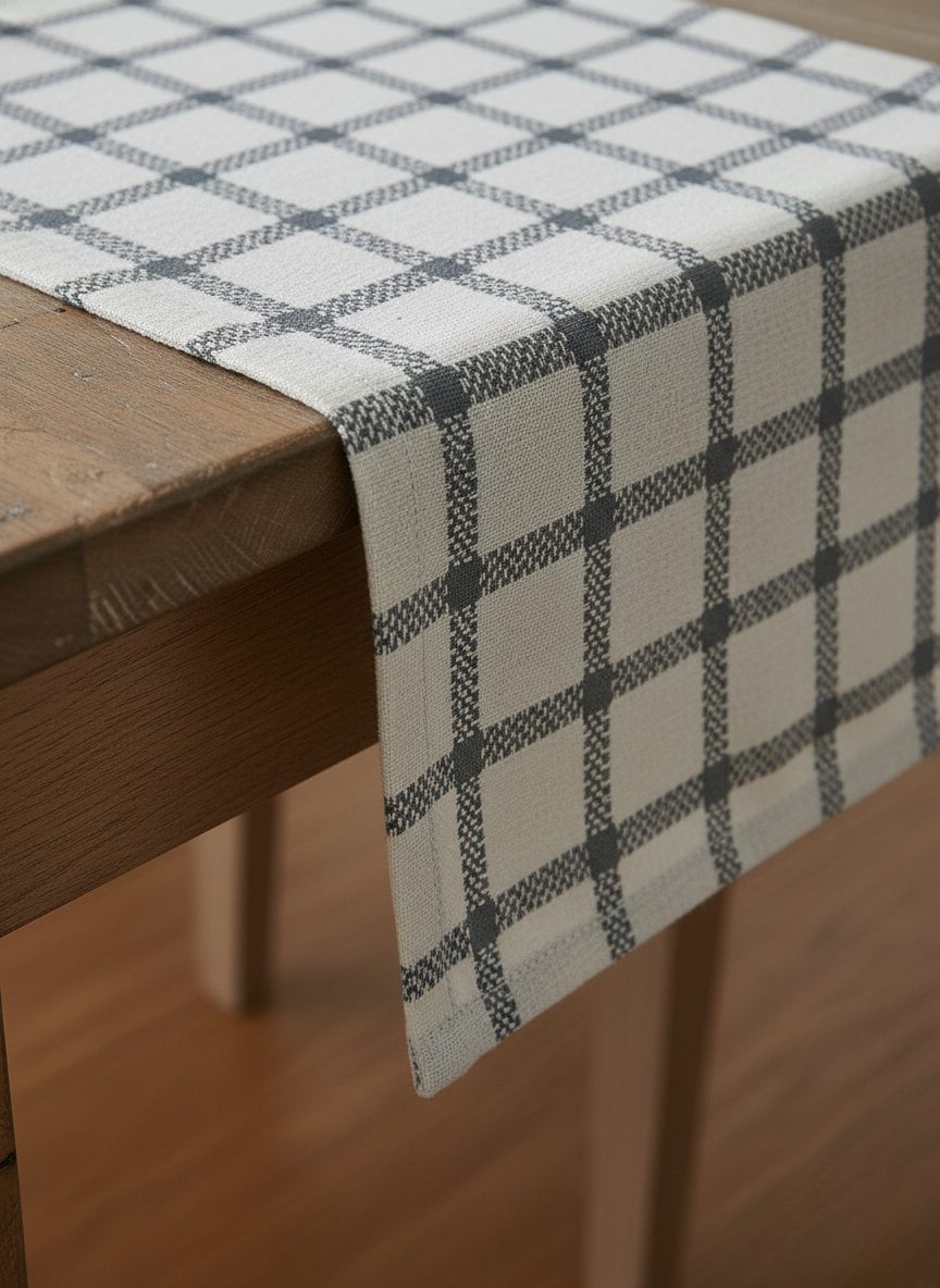 Smokewood Reversible Table Runner - Premium Home Decor by Moraari