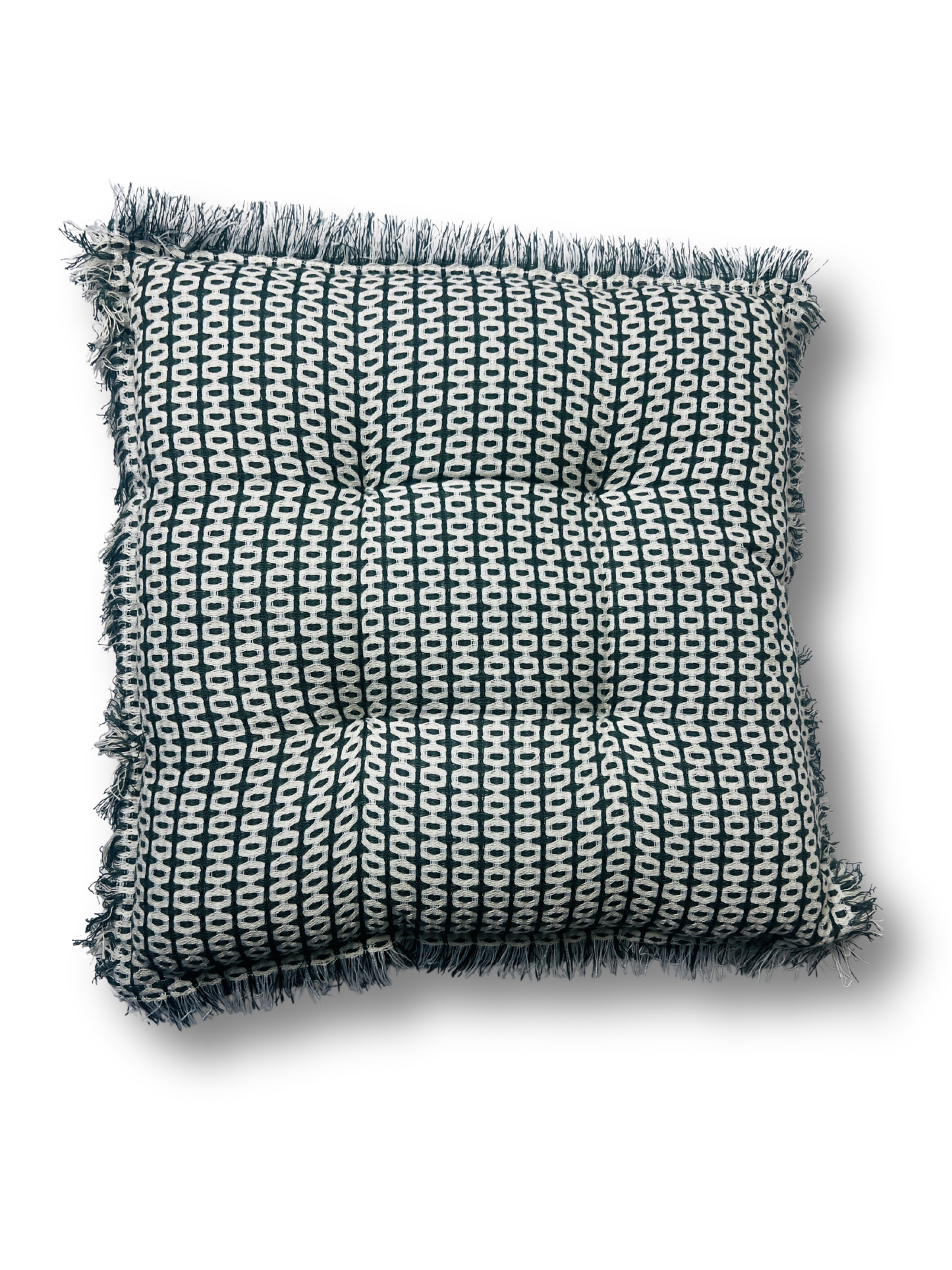 Honeycomb Tassel Floor Cushion - Premium Home Decor by Moraari