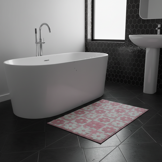 Gulabi Bagh Anti Skid Mat - Premium Home Decor by Moraari