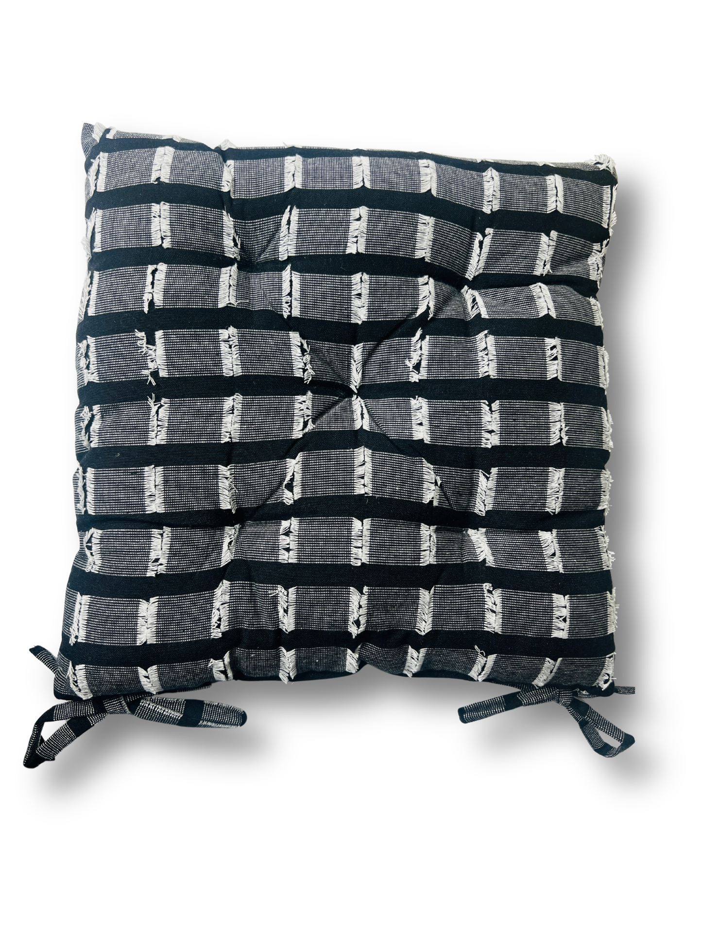 Noir Geo Chair Pad - Premium Home Decor by Moraari
