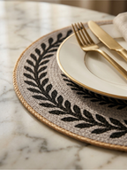 Wreath Braided Round Placemat - Set of 2 - Premium Home Decor by Moraari