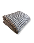 Plaid Check Reversible Quilt - King