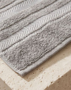 Ash Chevron Hand & Face Towel - Set of 5
