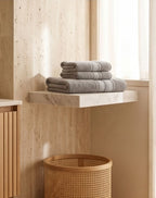 Ash Chevron Hand & Face Towel - Set of 5