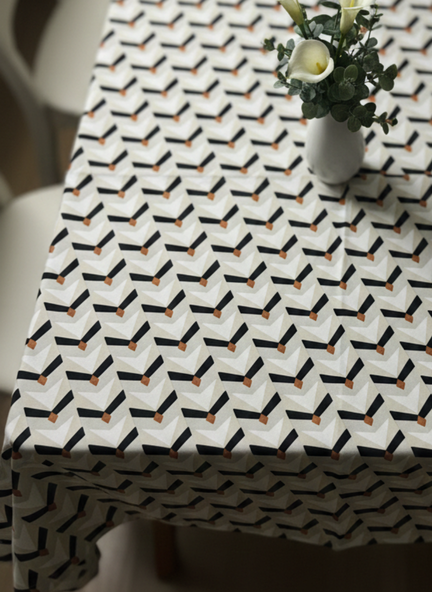 Naksha Chevron Table Cover - Premium Home Decor by Moraari
