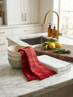 Bistro Check Kitchen Towels - Set of 2