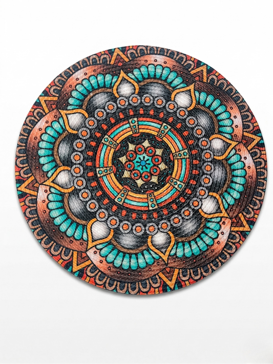 Mandala Dining Round Placemat - Set of 2 - Premium Home Decor by Moraari
