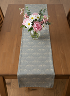 Slate Gilded Fan Table Runner - Premium Home Decor by Moraari