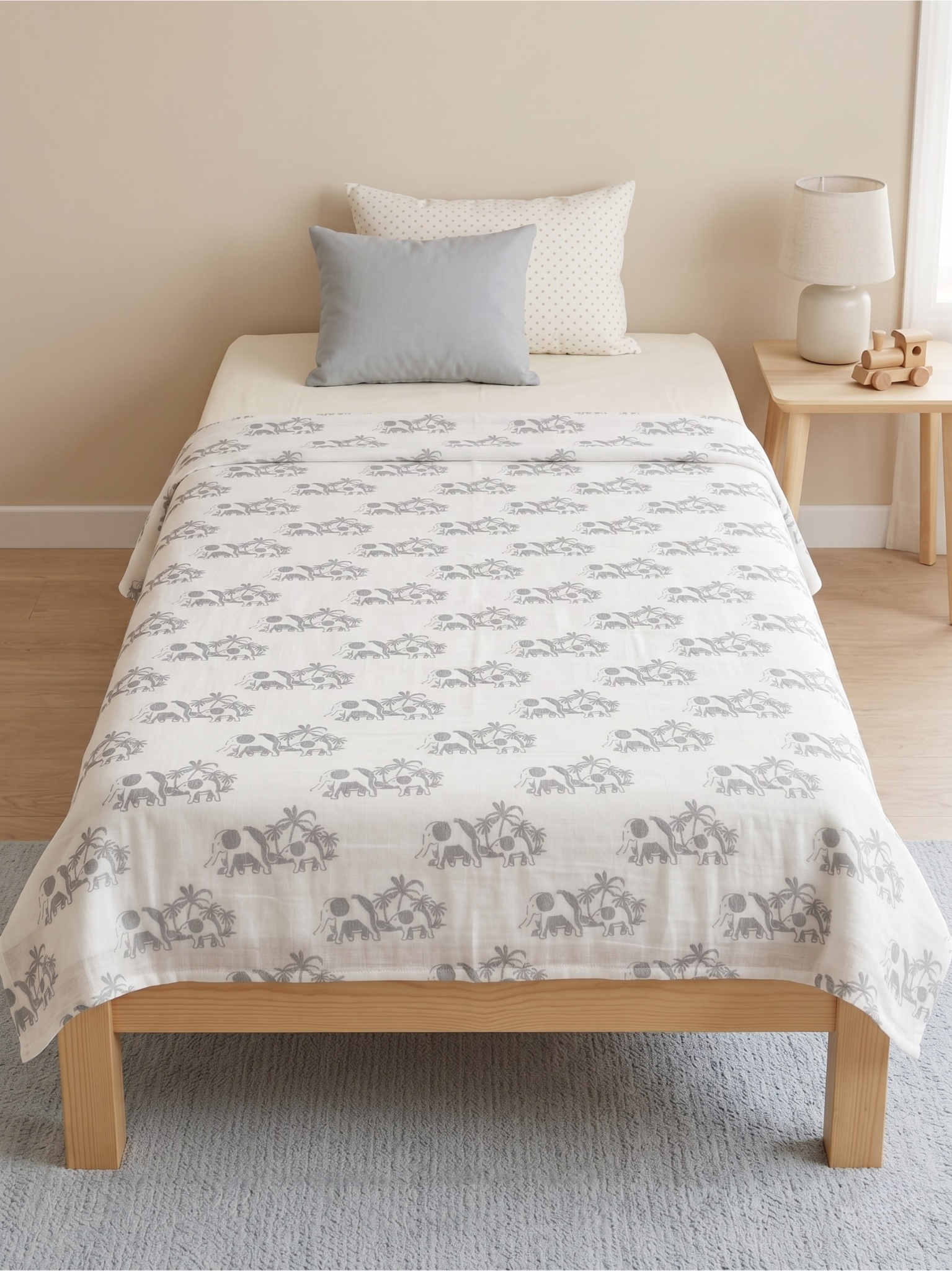 Mama & Me Kids 3D Dohar - Mulmul - Premium Home Decor by Moraari