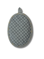Zari Slate Oven Mitt & Pot Holder Set - Premium Home Decor by Moraari