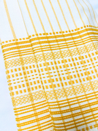 Saffron Stripe Hand Towels - Set of 2 - Premium Home Decor by Moraari