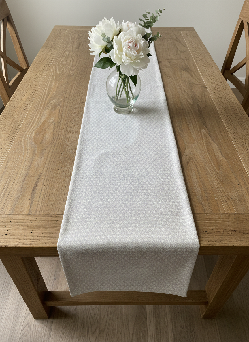 Pebble Mosaic Table Runner - 6 Seater - Premium Home Decor by Moraari
