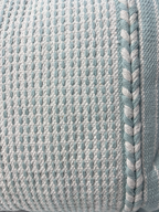 Cerulean Braided Texture Cushion Cover - Premium Home Decor by Moraari