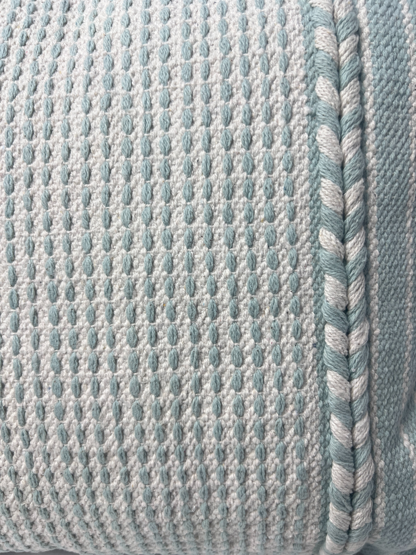 Cerulean Braided Texture Cushion Cover - Premium Home Decor by Moraari