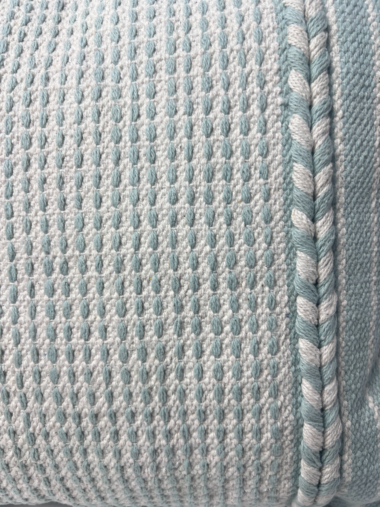 Cerulean Braided Texture Cushion Cover - Premium Home Decor by Moraari