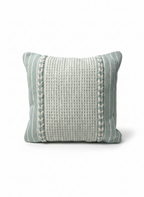 Cerulean Braided Texture Cushion Cover - Premium Home Decor by Moraari
