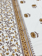 Gulbahar Cotton Percale Bedsheet - Premium Home Decor by Moraari