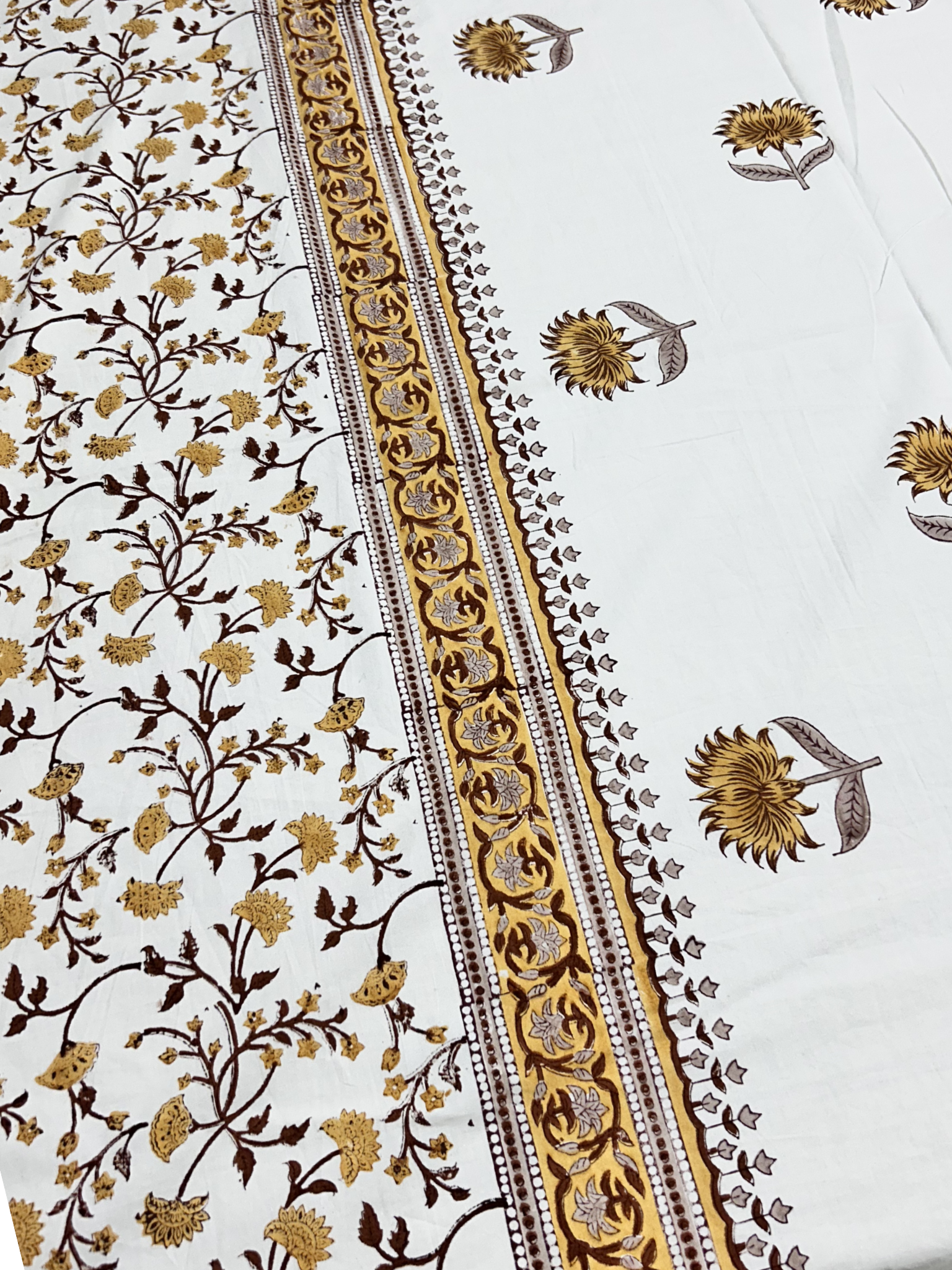 Gulbahar Cotton Percale Bedsheet - Premium Home Decor by Moraari