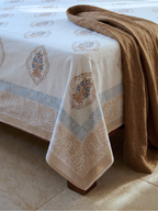 Neel Bageecha Cotton Percale Bedsheet - Premium Home Decor by Moraari