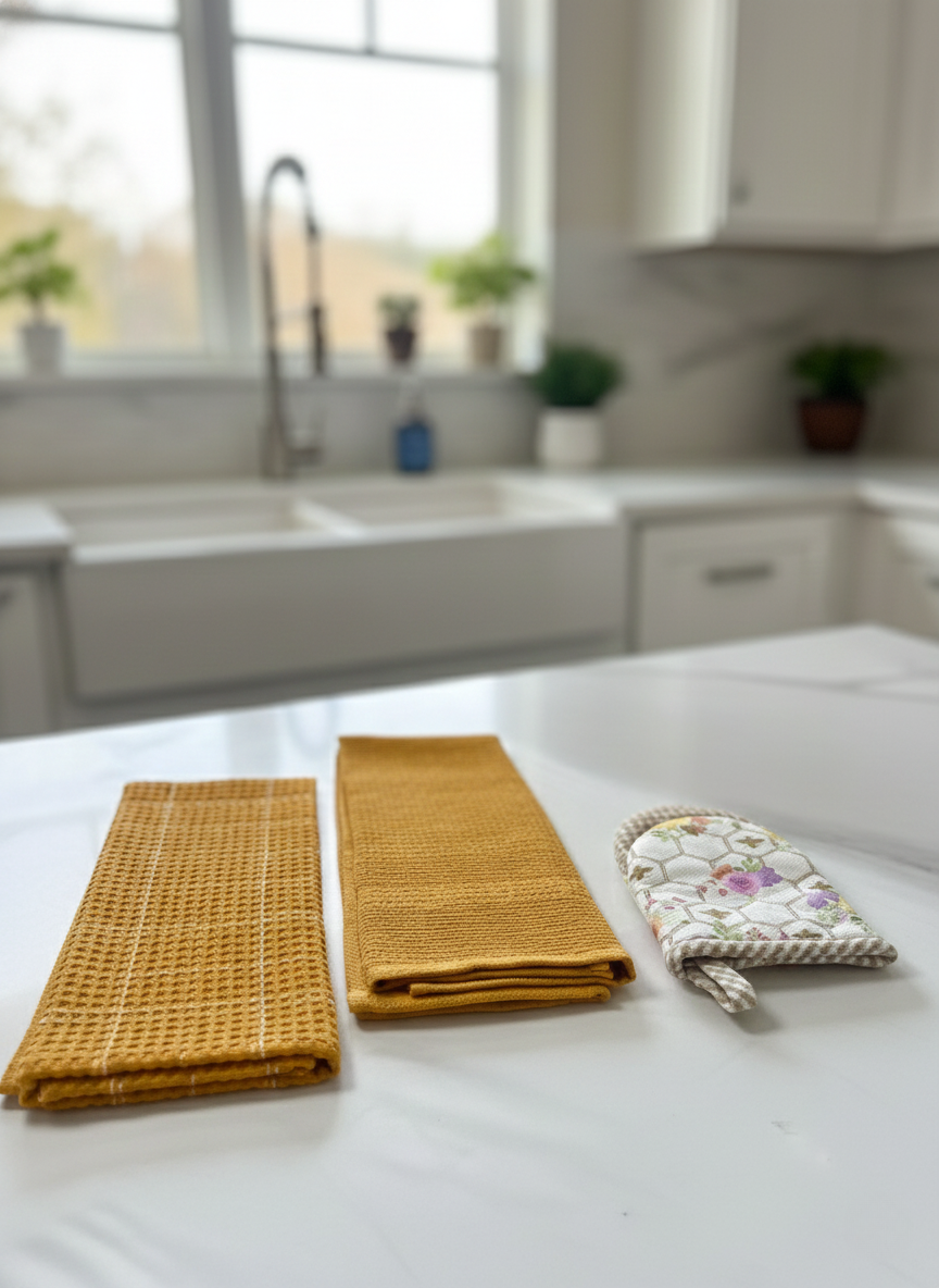 Grid & Grip Culinary Trio - Premium Home Decor by Moraari
