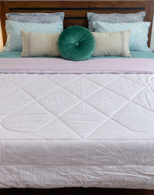 Baby Pink Stripes Quilt