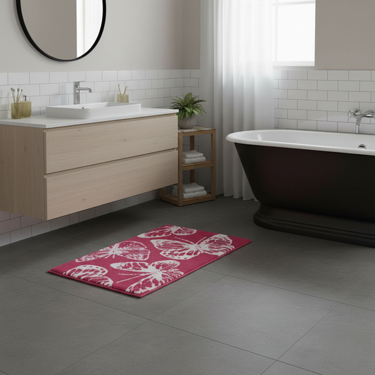 Shahi Mariposa Anti Skid Mat - Premium Home Decor by Moraari