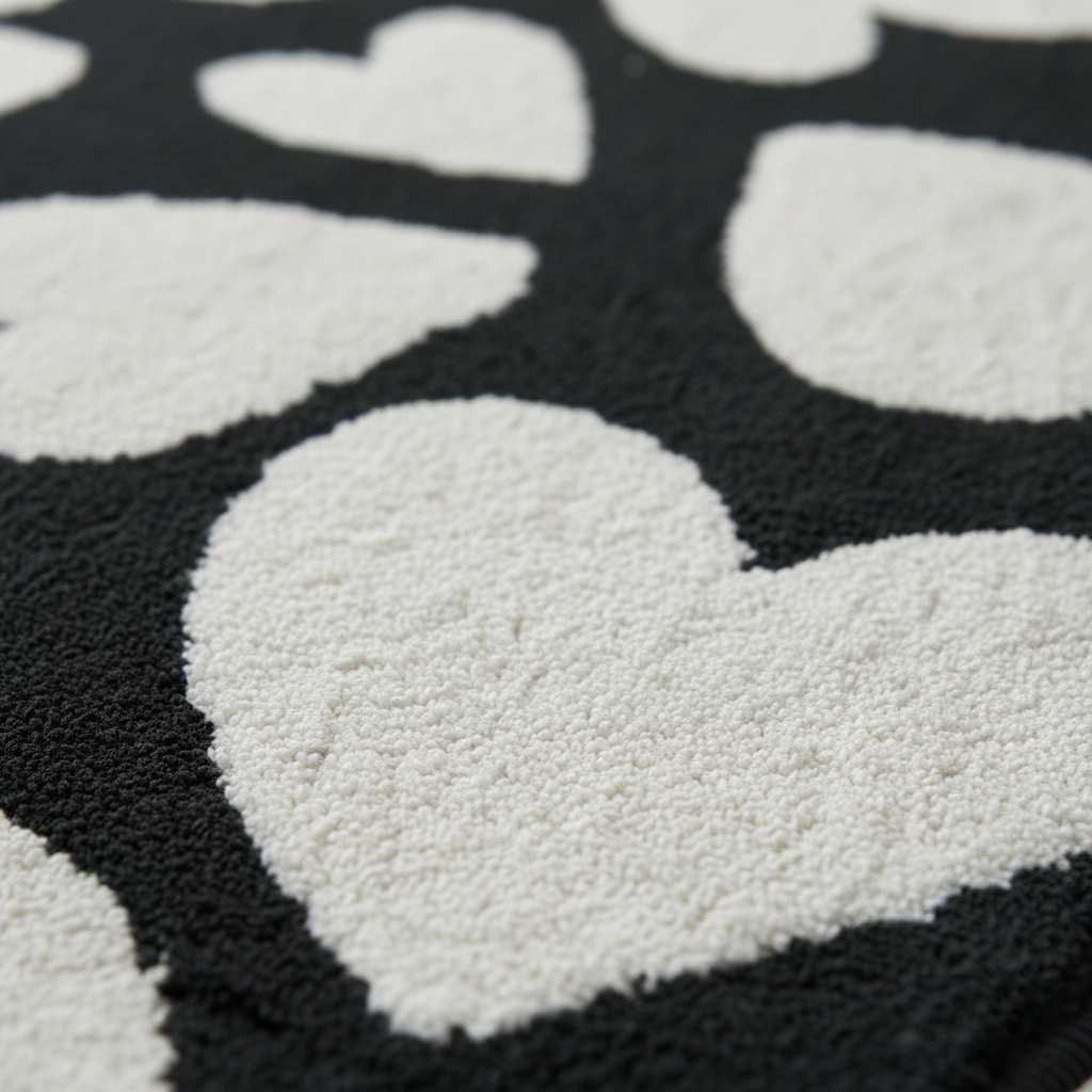 Amoura Heart Anti Skid Mat - Premium Home Decor by Moraari