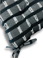 Noir Geo Chair Pad - Premium Home Decor by Moraari