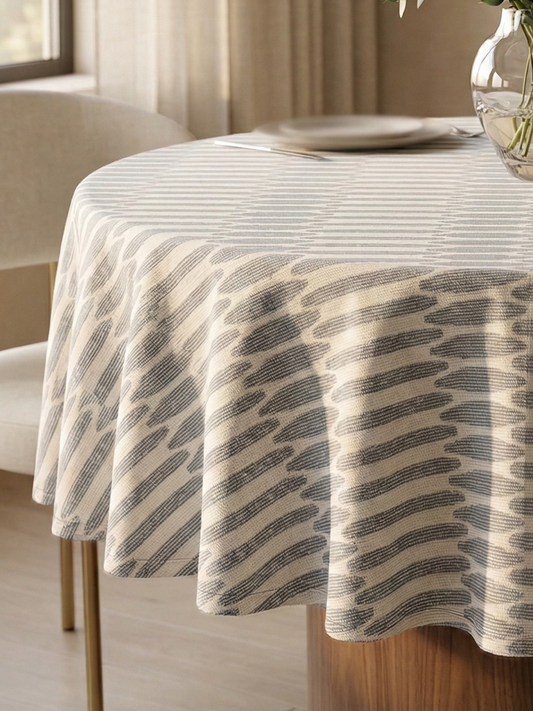 Catania Lattice Round Tablecloth - Premium Home Decor by Moraari