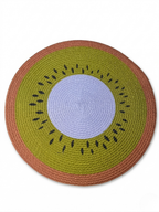 Kiwi Braided Round Placemat - Set of 2 - Premium Home Decor by Moraari
