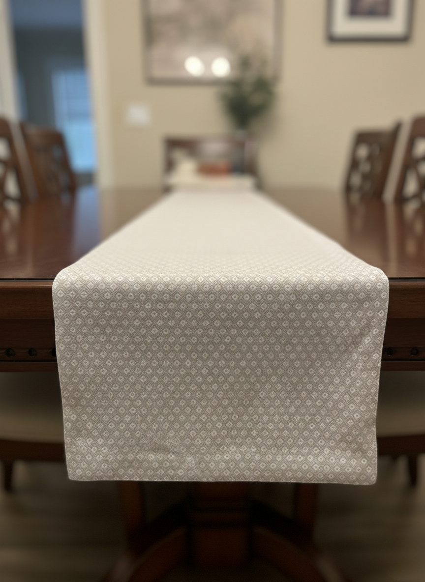 Pebble Mosaic Table Runner - 6 Seater - Premium Home Decor by Moraari