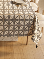 Jaali Gold Tablecloth - Large - Premium Home Decor by Moraari