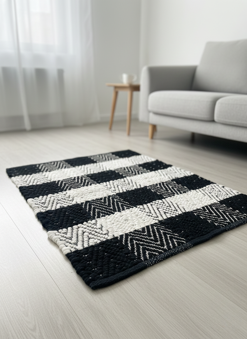 Kala Dhara Woven Floor Rug - Premium Home Decor by Moraari