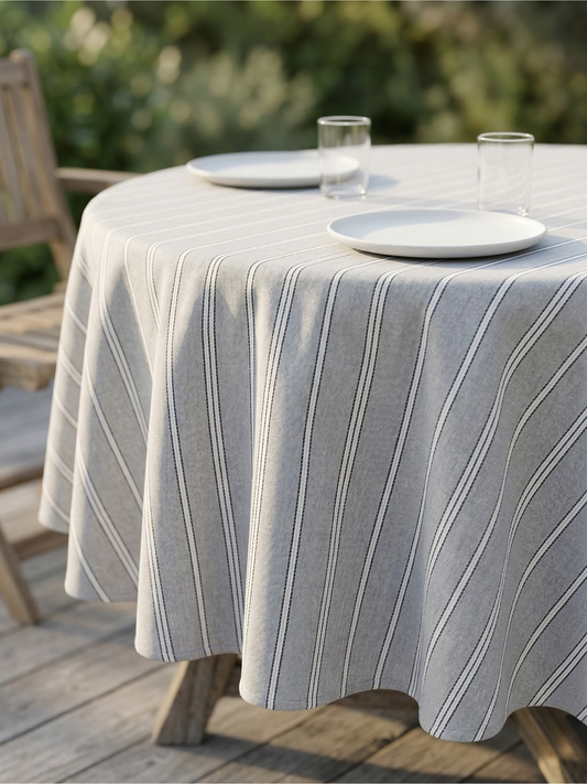 Slate Round Tablecloth - Premium Home Decor by Moraari