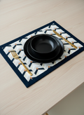 Ochre Peak Mitered Placemat- Set of 2 - Premium Home Decor by Moraari