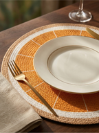 Zest Braided Round Placemat - Set of 2 - Premium Home Decor by Moraari