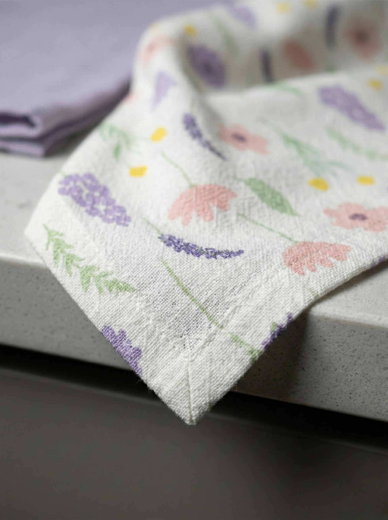 Lavender Meadow Kitchen Towel - Set of 2 - Premium Home Decor by Moraari