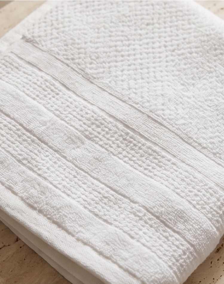 Alba Cotton Towel Set - 1 Bath, 1 Hand, 1 Face