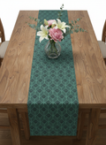 Emerald Plume Table Runner - Premium Home Decor by Moraari