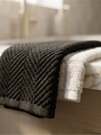 Monochrome Textures Kitchen Towels - Set of 2 - Premium Home Decor by Moraari