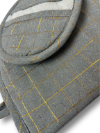 Zari Slate Oven Mitt & Pot Holder Set - Premium Home Decor by Moraari